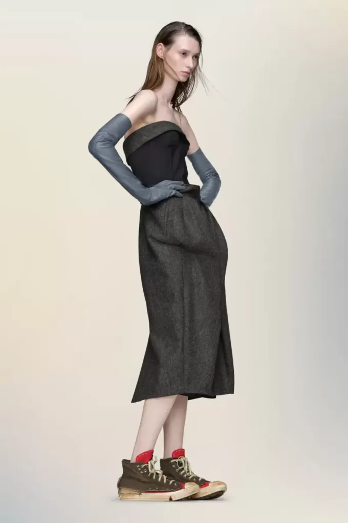 Abito bustier in lana Maison Margiela