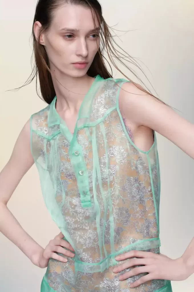 Abito da tè trasparente Maison Margiela Abito da tè trasparente Maison Margiela