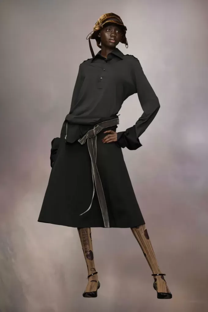 Abito in lavorazione