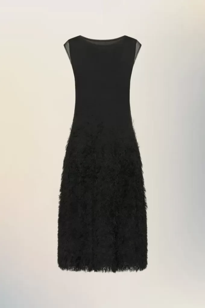 Abito in maglia di seta retrograda