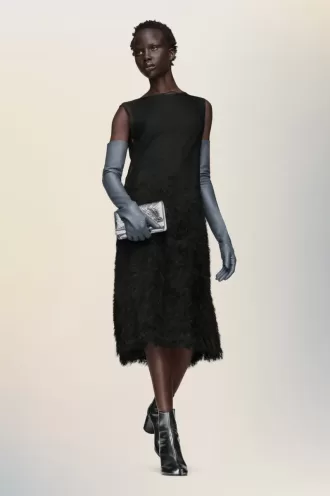 Abito in maglia di seta retrograda