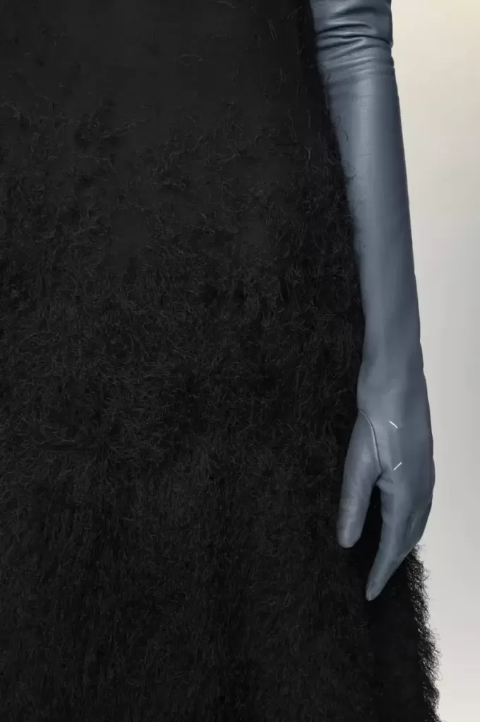 Abito in maglia di seta retrograda