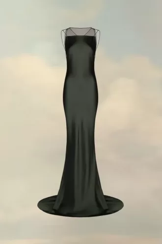 Abito in raso martellato Maison Margiela