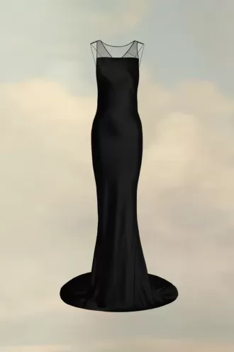 Abito in raso martellato Maison Margiela