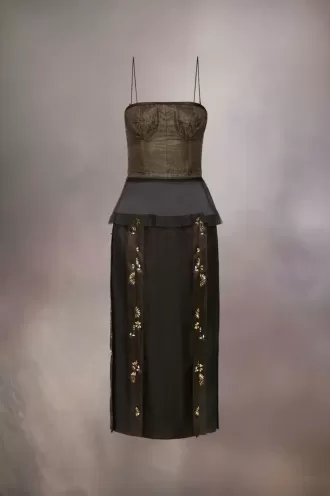 Abito in seta Décortiqué