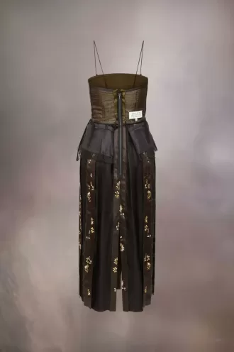 Abito in seta Décortiqué