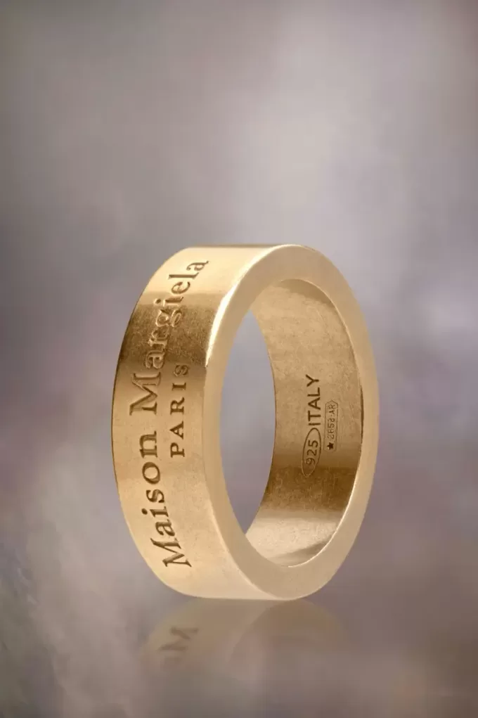 Anello con logo Maison Margiela