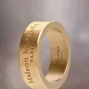 Anello con logo Maison Margiela