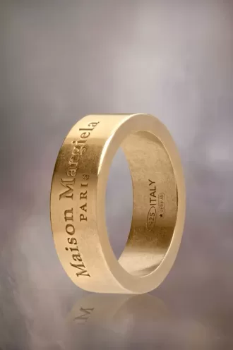 Anello con logo Maison Margiela