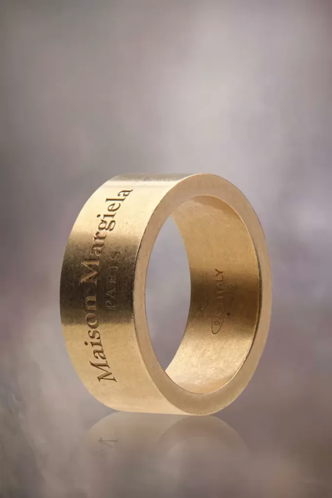 Anello con logo Maison Margiela
