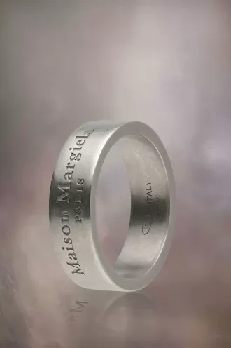 Anello con logo Maison Margiela