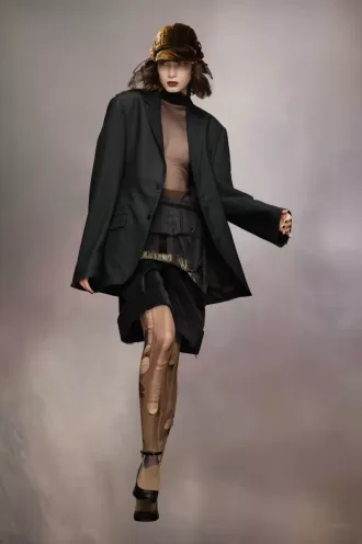 blazer in lana mohair maison margiela 2 330x496 - Blazer in lana mohair Maison Margiela