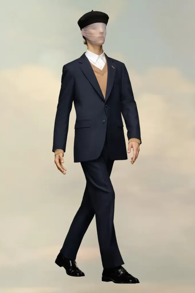 Blazer in twill di lana Maison Margiela