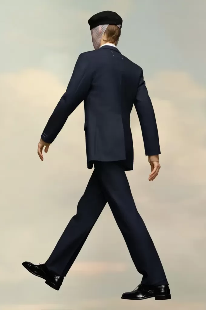 Blazer in twill di lana Maison Margiela