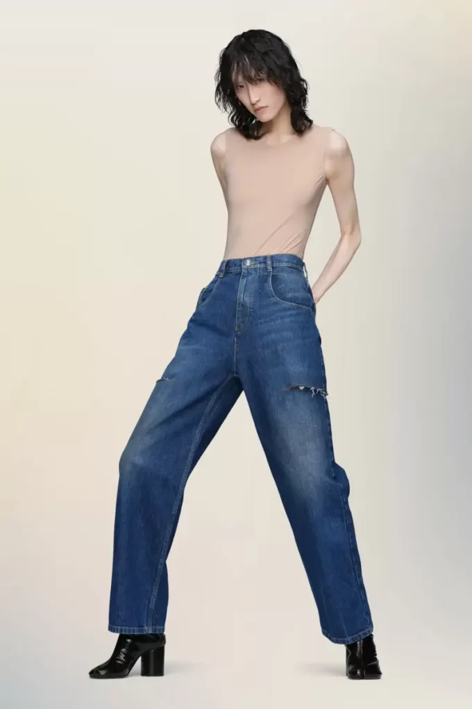 Body senza maniche in jersey tecnico