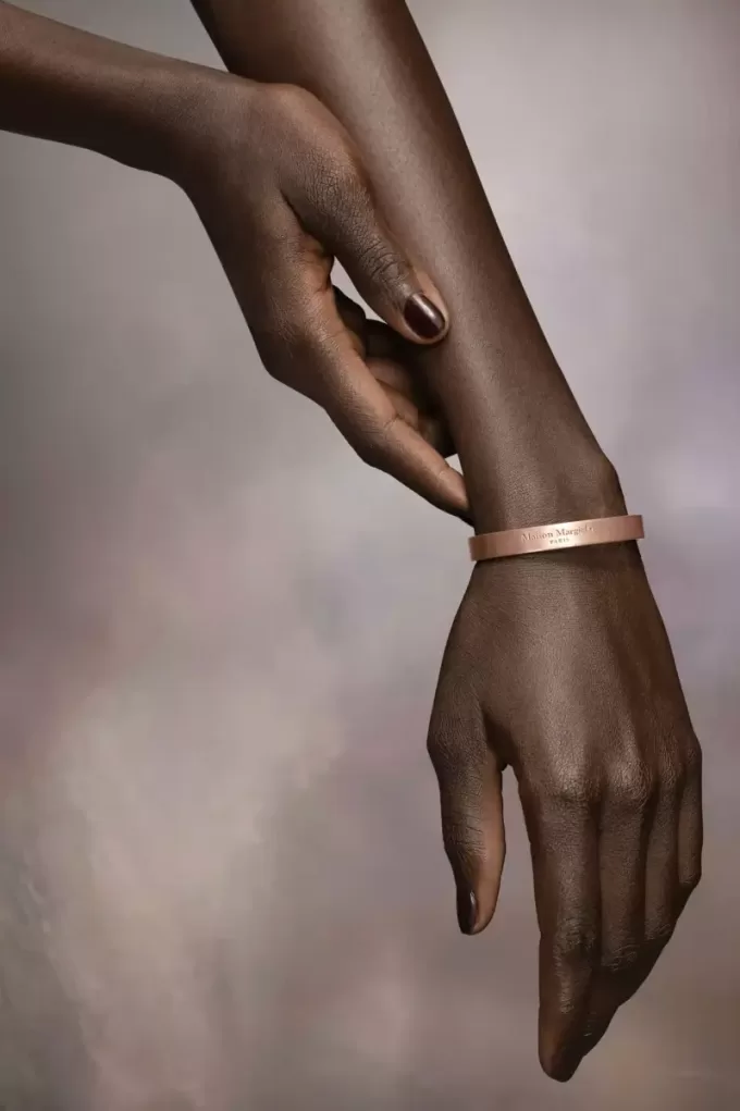 Bracciale con logo Maison Margiela