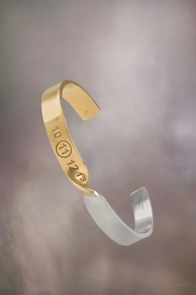 Bracciale con numero intrecciato Maison Margiela