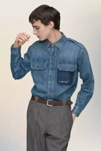 Camicia in denim Maison Margiela