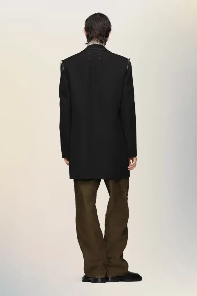 Cappotto di lana reversibile