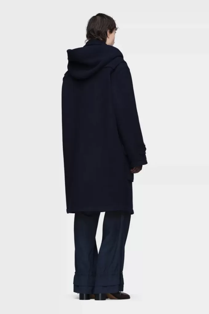 Cappotto di lana reversibile