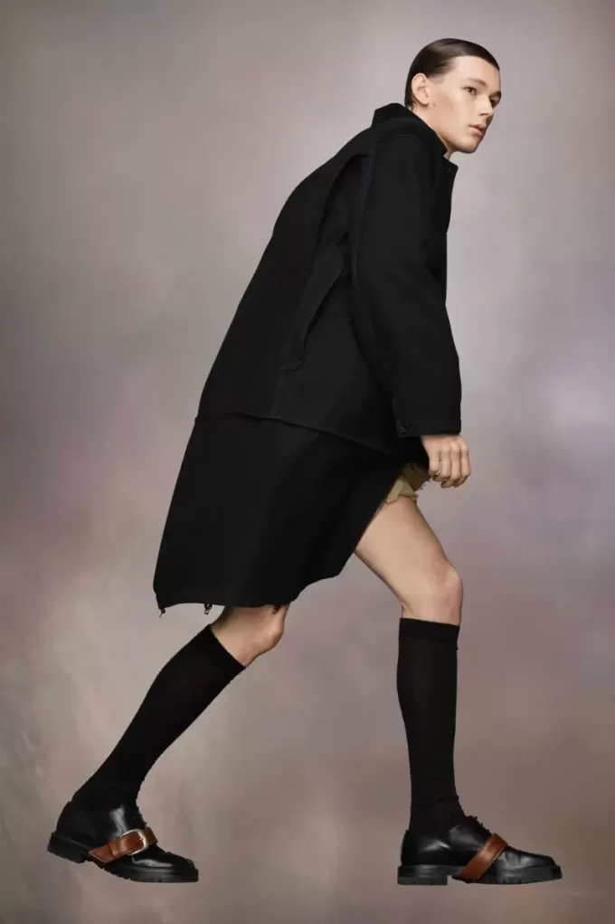 Cappotto doppio in cotone pesante