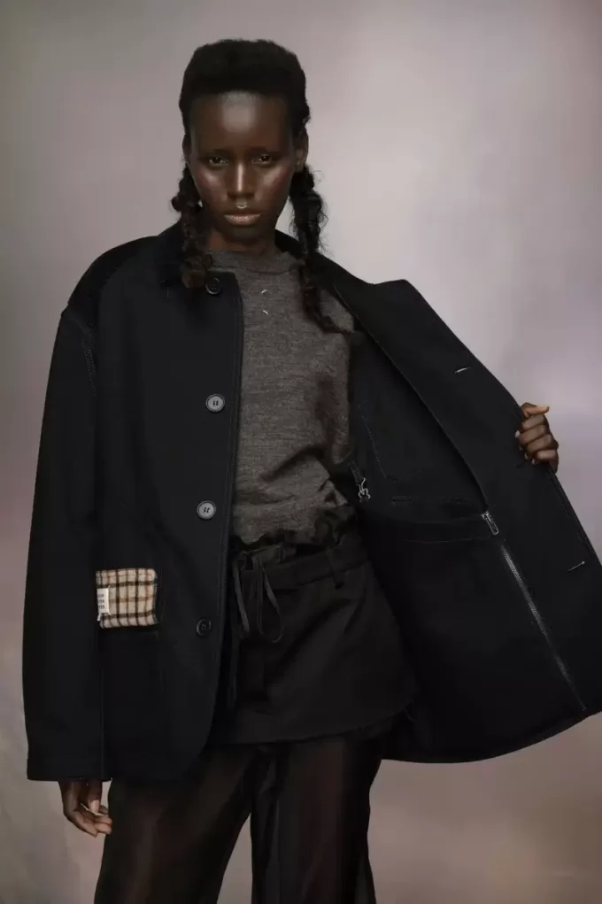 Cappotto doppio in cotone pesante