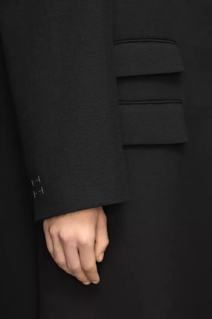 Cappotto in lana e seta Maison Margiela