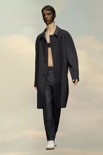 Cappotto in lana e viscosa Maison Margiela