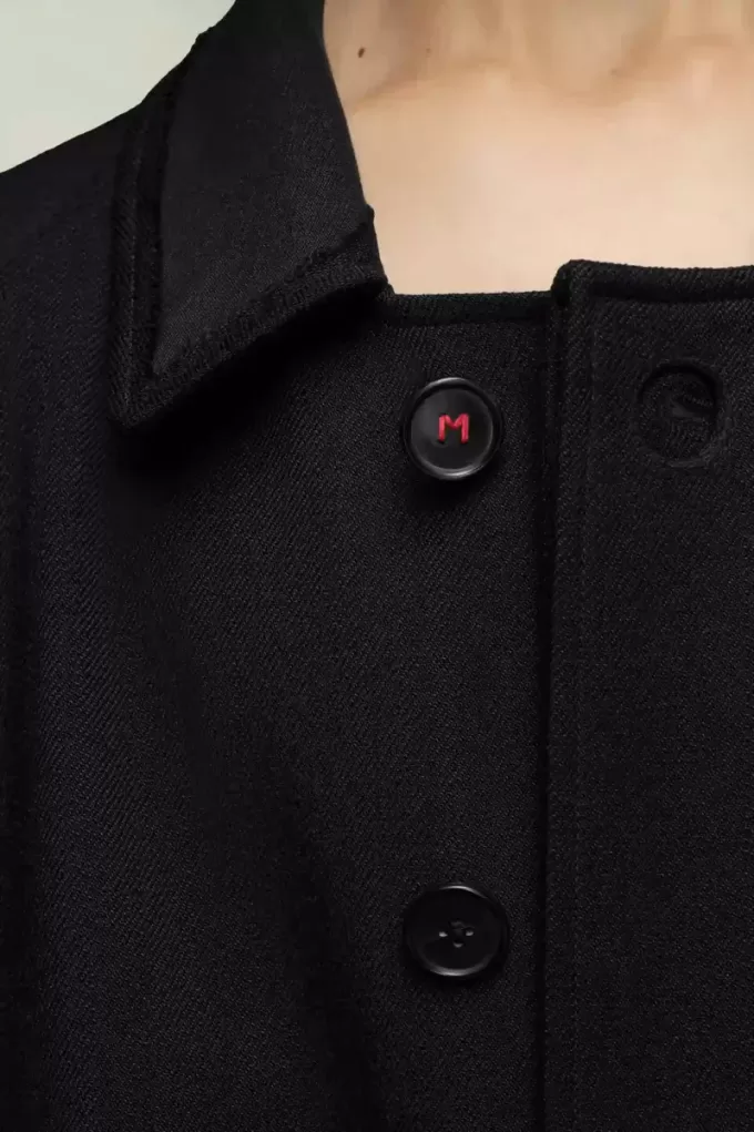 Cappotto in lana e viscosa Maison Margiela Cappotto in lana e viscosa Maison Margiela