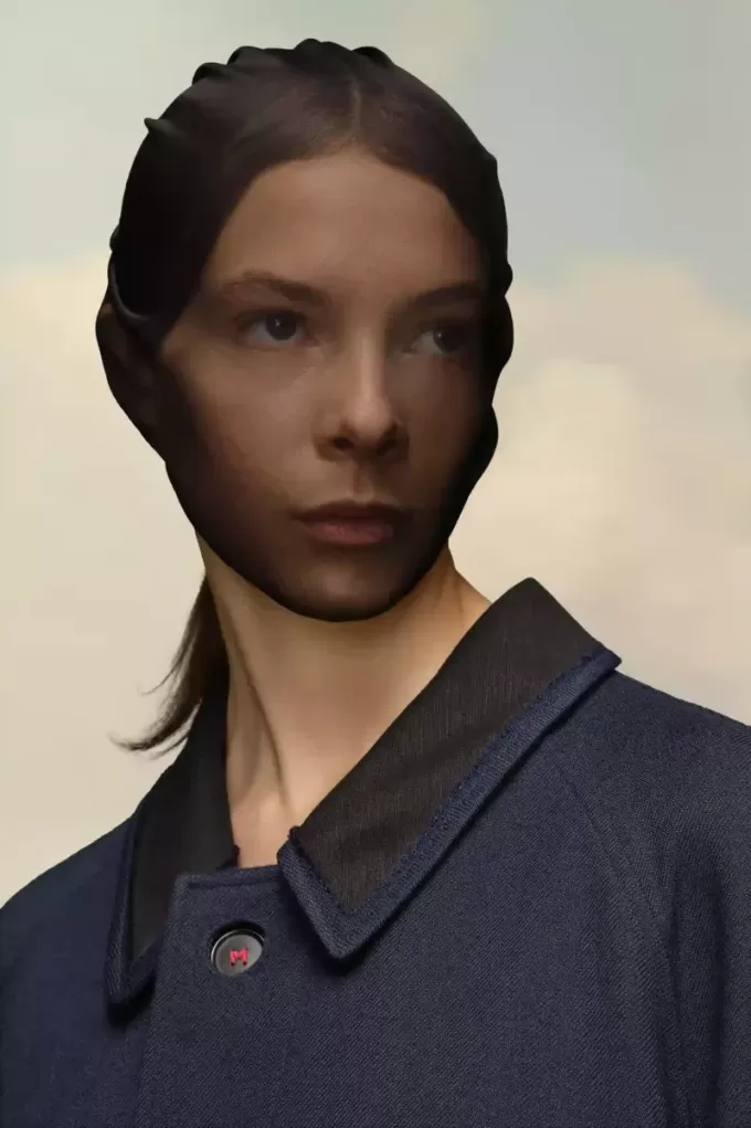 Cappotto in lana e viscosa Maison Margiela