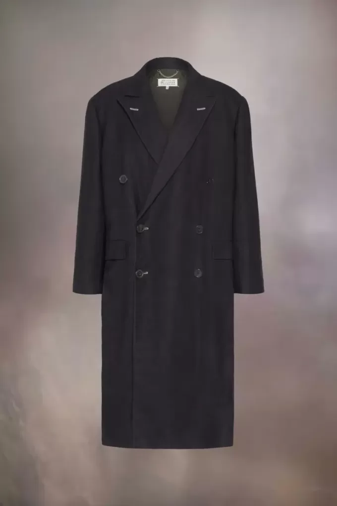 Cappotto lungo in tessuto Maison Margiela