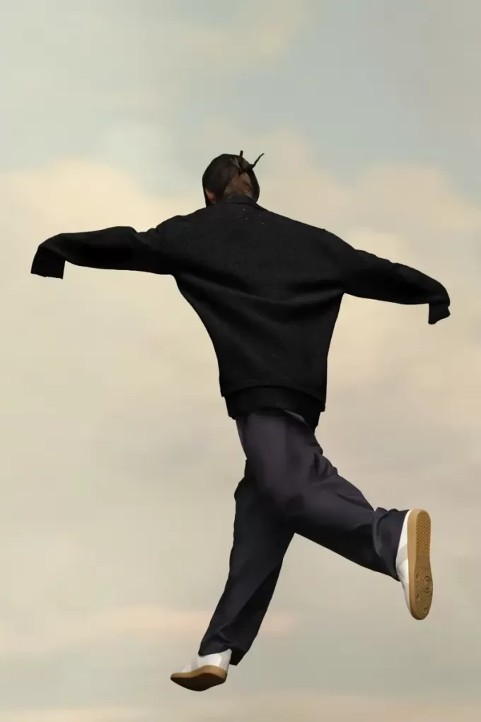 Cardigan con toppa sui gomiti