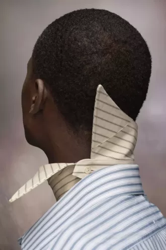 Colletto a righe Maison Margiela