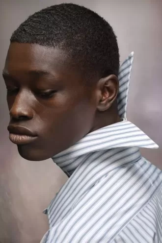 Colletto a righe Maison Margiela