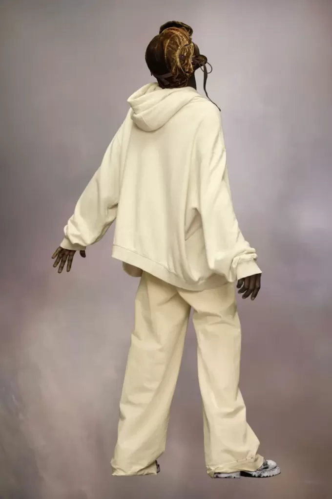 Felpa con cappuccio e zip con logo timbro