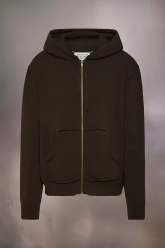 Felpa con cappuccio in maglia di cashmere Décortiqué