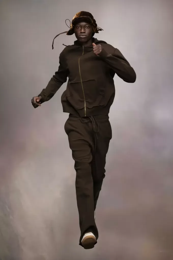 Felpa con cappuccio in maglia di cashmere Décortiqué