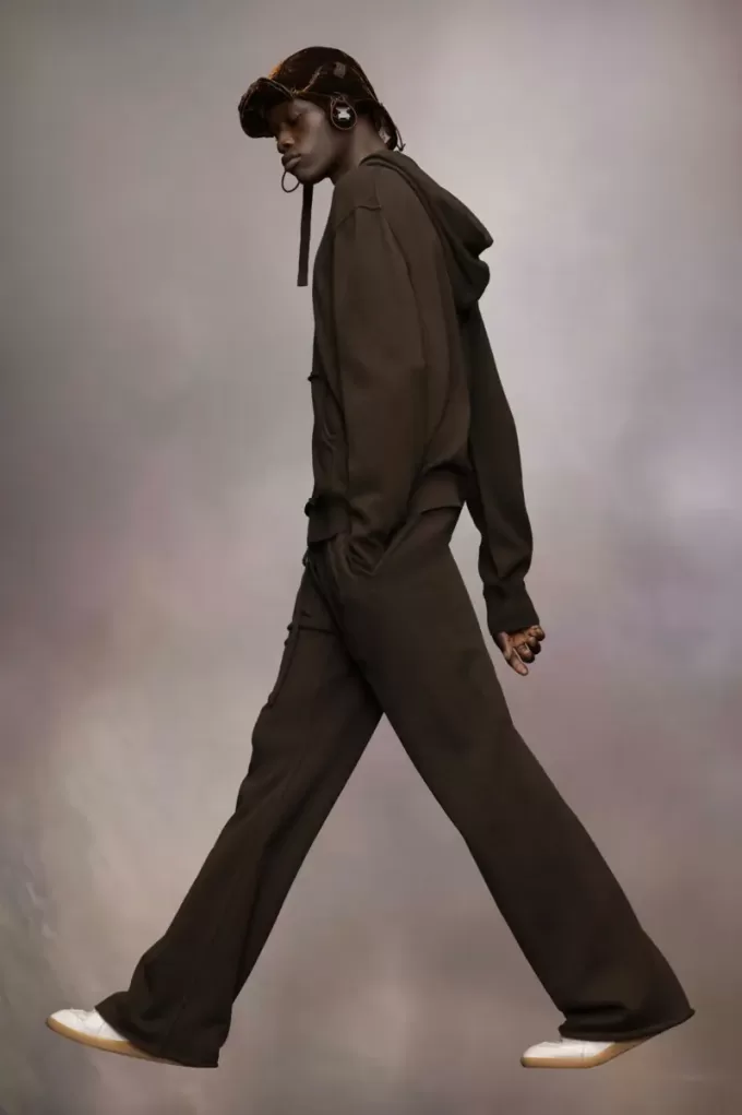 Felpa con cappuccio in maglia di cashmere Décortiqué