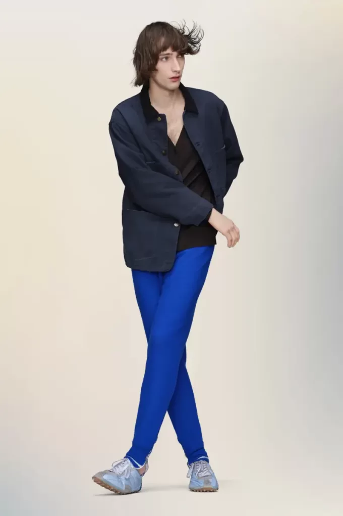 Giacca da lavoro a spina di pesce