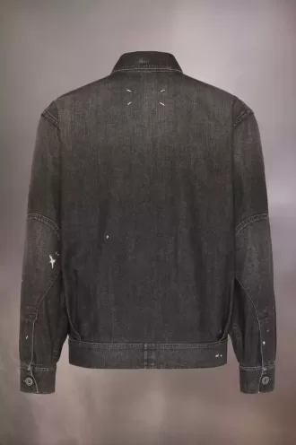 Giacca di jeans consumata