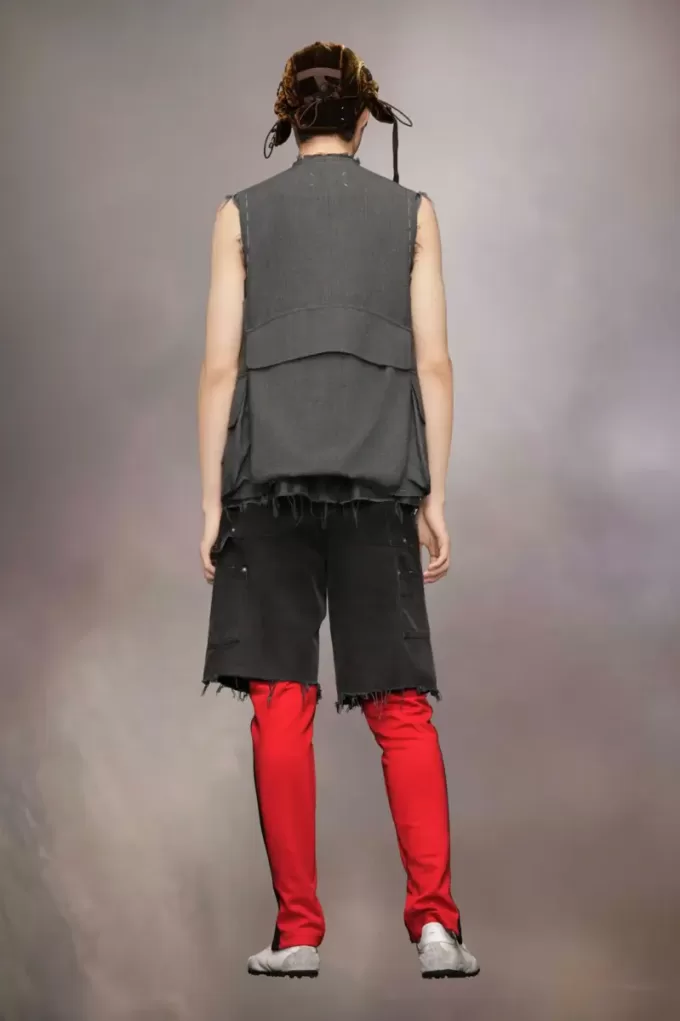 Giacca di lana senza maniche