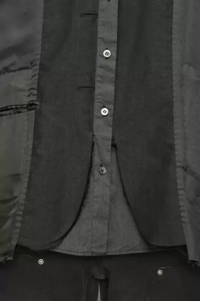 Giacca patchwork rovesciata