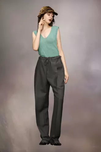 Gilet in maglia di canapa da giardinaggio Gilet in maglia di canapa da giardinaggio