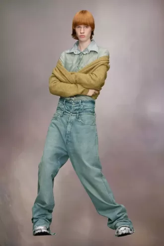 Jeans con fibbia Maison Margiela