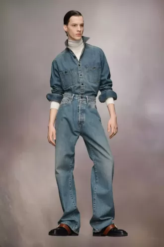 Jeans con risvolto Maison Margiela