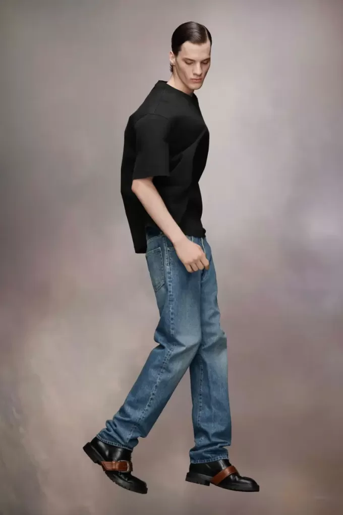 Jeans con risvolto Maison Margiela