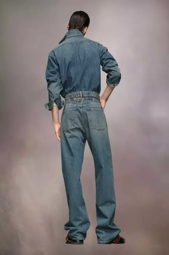 Jeans con risvolto Maison Margiela