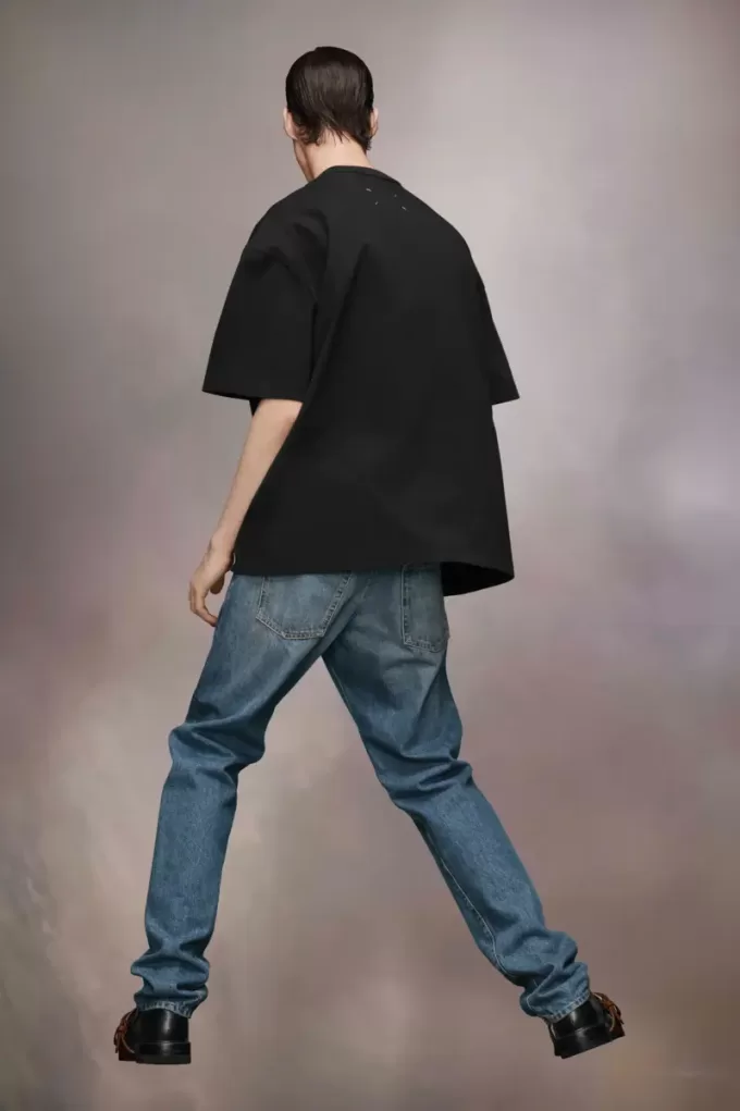 Jeans con risvolto Maison Margiela