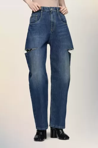 Jeans con tagli Maison Margiela