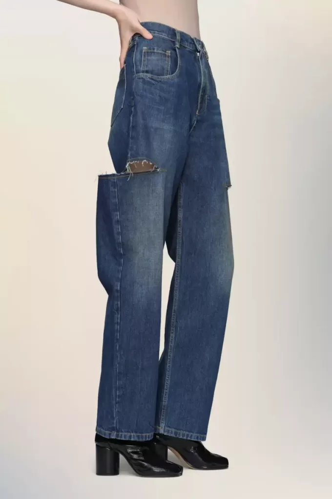 Jeans con tagli Maison Margiela